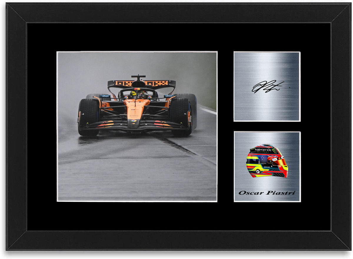 Oscar Piastri 2025 For F1 Fans framed print by LJW Prints