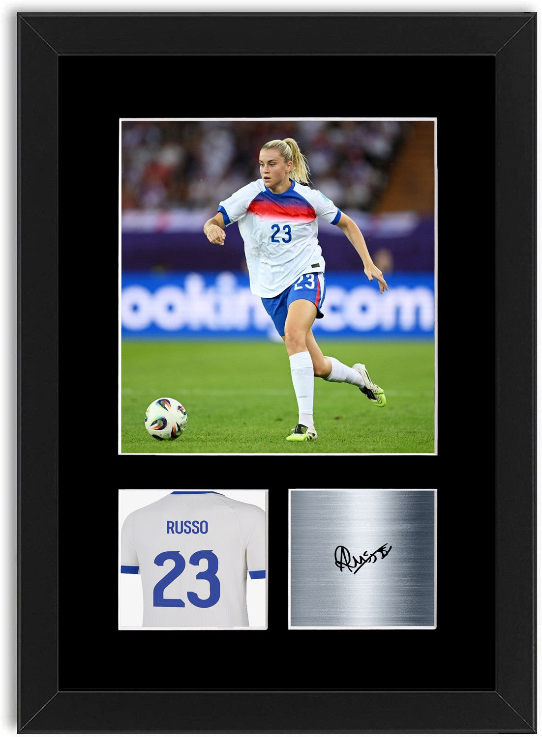 Alessia Russo England Print Signed Photo Display Poster Women’s Euro 2025 Framed