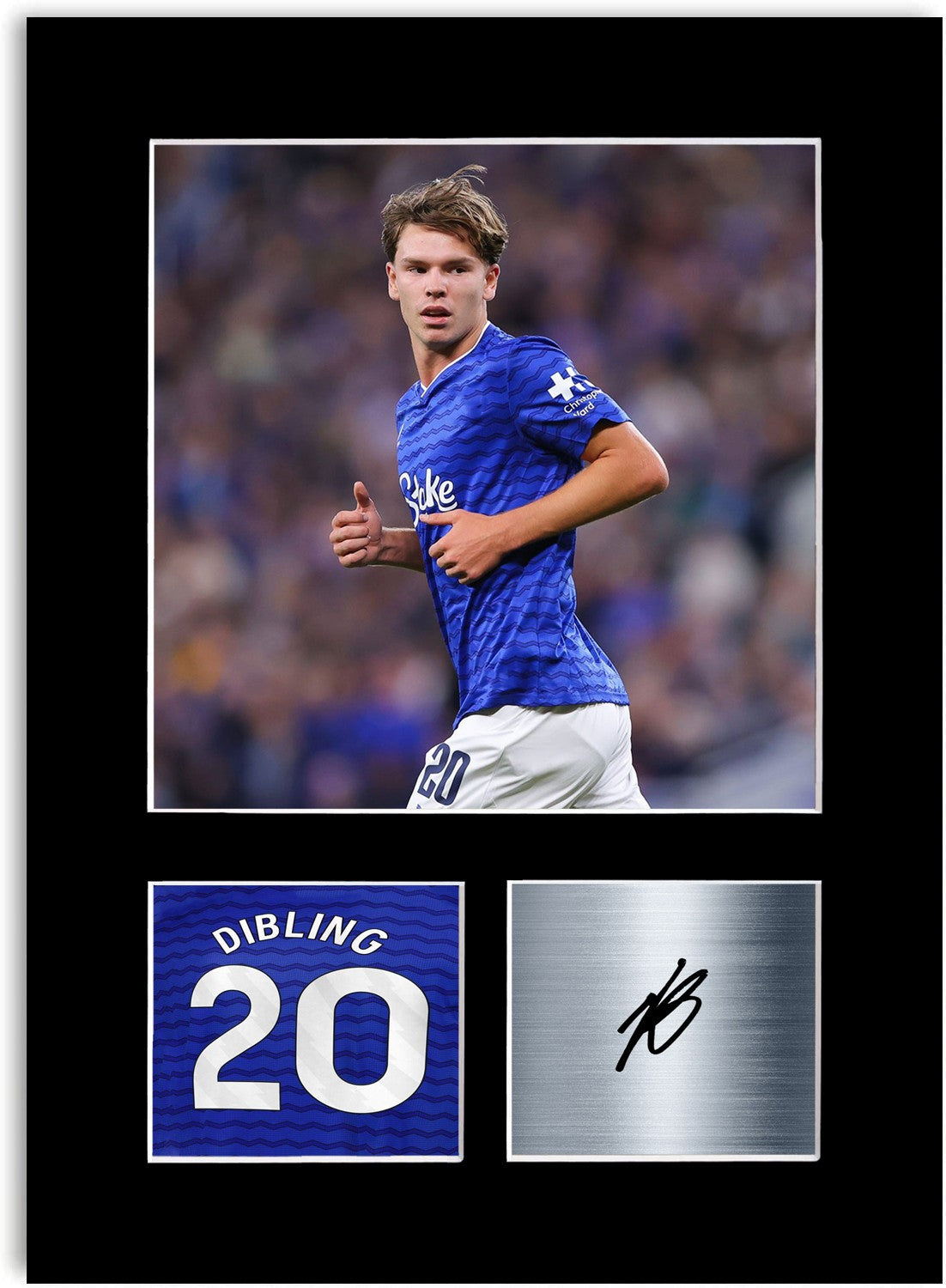 Tyler Dibling Football Player Poster Signed Photo Display Mount Print A4