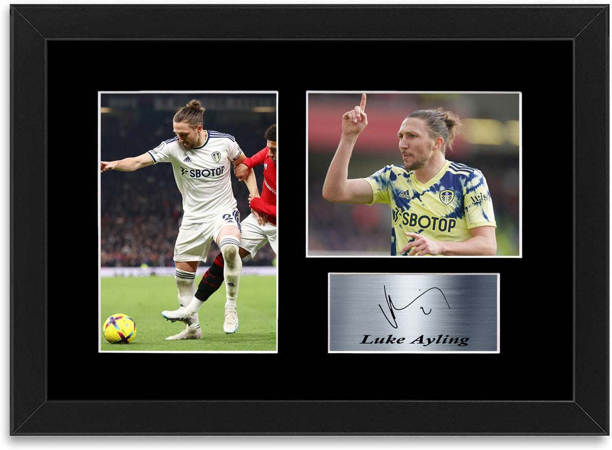 Luke Ayling Leeds United Player framed print by LJW Prints