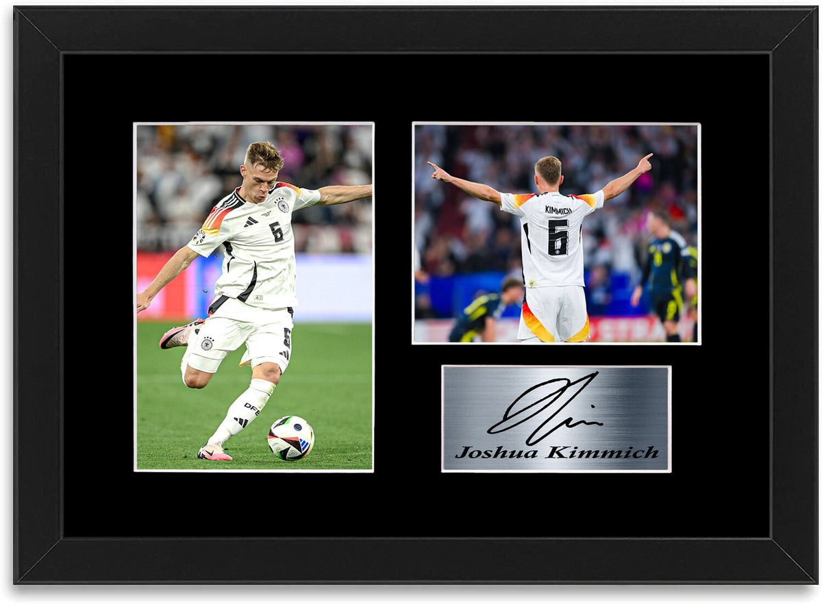 Joshua Kimmich Germany Euro 2024 Football Player framed print by LJW Prints