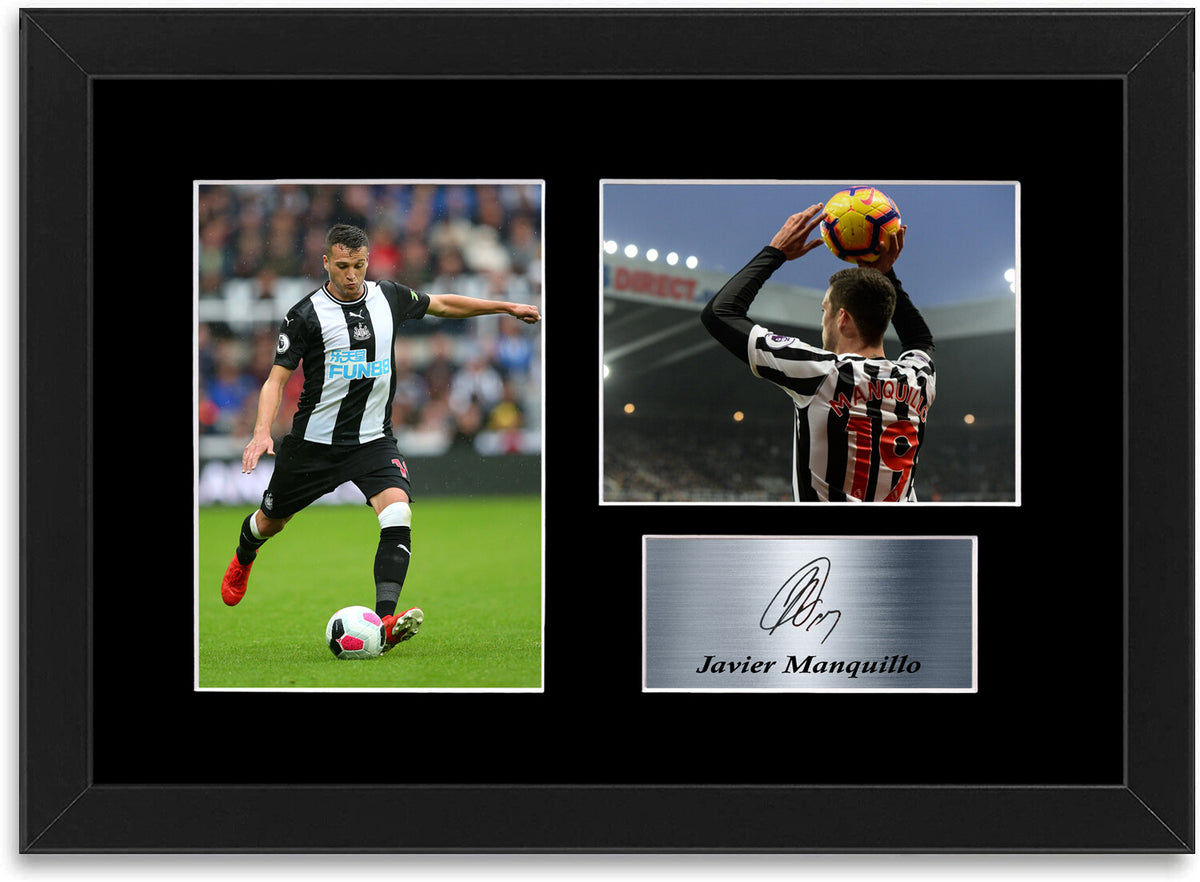 Javier Manquillo Poster Printed Signed Autograph Photo Display Mount A4