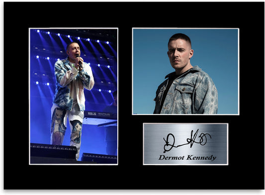 Dermot Kennedy Printed Music mounted display by LJW Prints