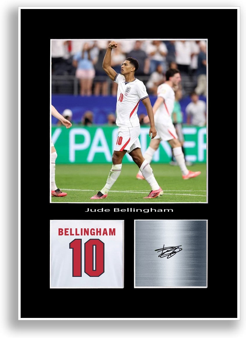 Jude Bellingham England 2026 Poster Football Print Photo Wall Art