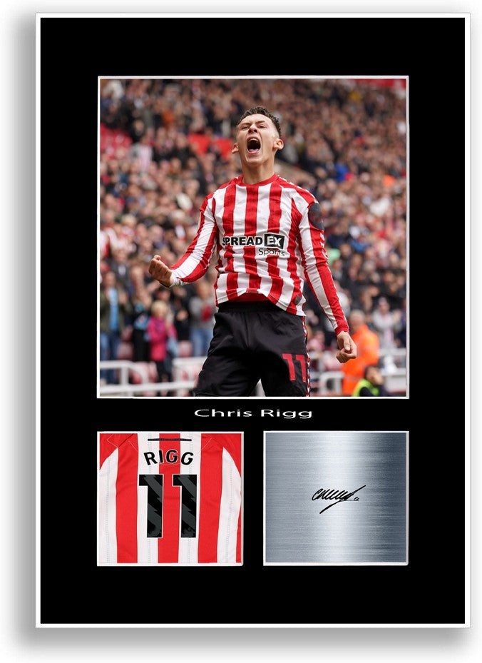 Chris Rigg Football Player Poster Signed Print Photo A4 Wall Art Gift Idea