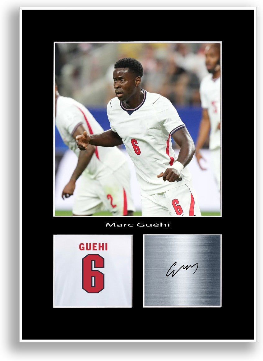 Marc Guehi England 2026 Poster Signed Print Photo Wall Art Gift Idea