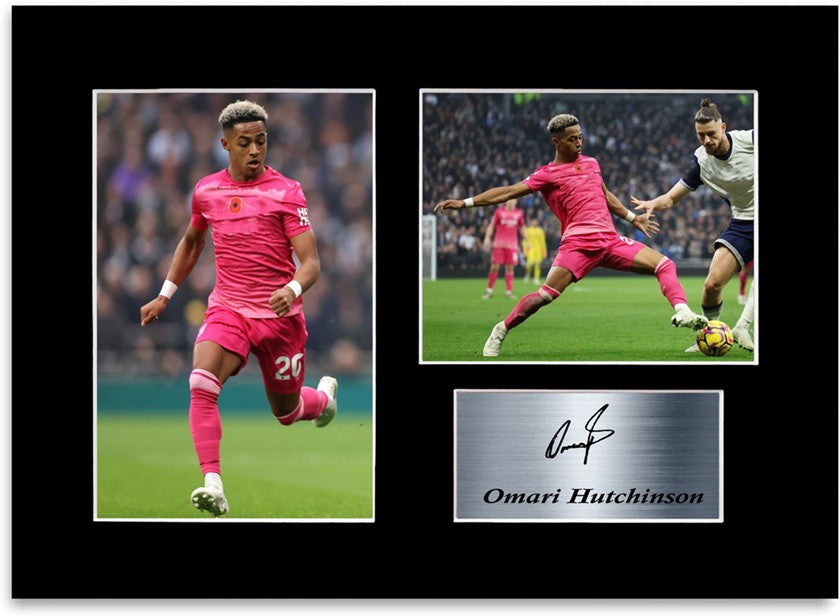 Omari Hutchinson Ipswich Player Poster Signed Photo Display Mount A4 Print Gift