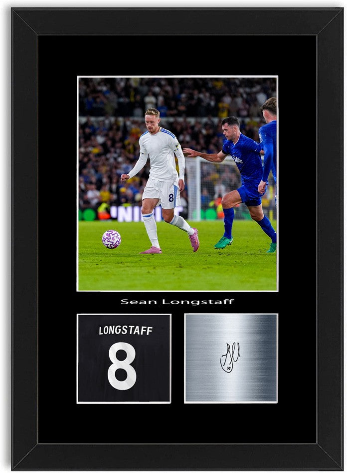 Sean Longstaff Football Player Poster Signed Print Photo A4 Wall Art Framed