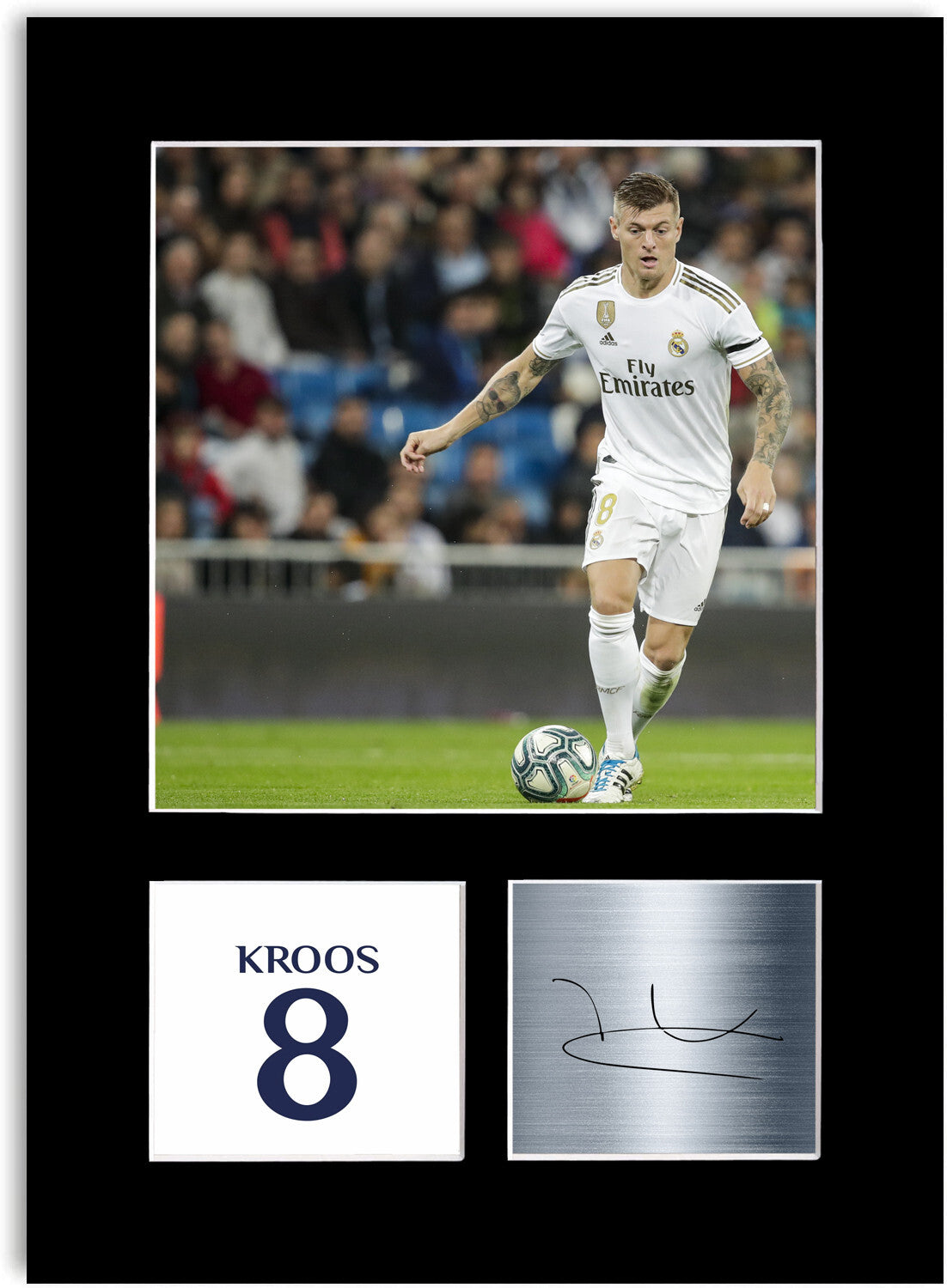 Toni Kroos Football Player mounted display by LJW Prints