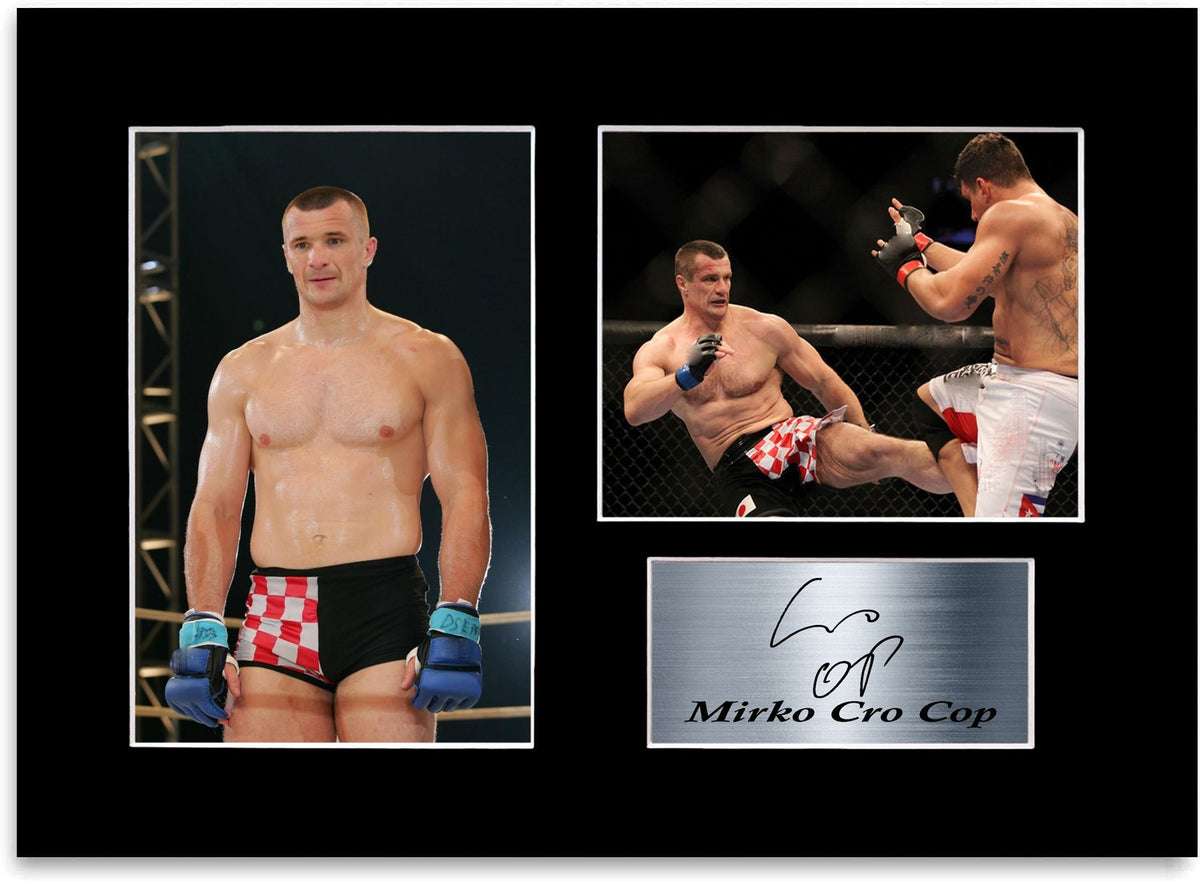 Mirko Crocop MMA Fighter Printed Signed Autograph Photo Display Poster A4