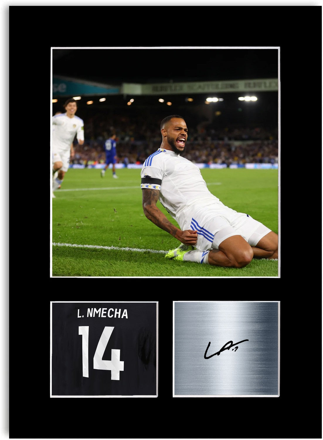 Lukas Nmecha Football Player Poster Signed Photo Display Mount Print A4 Gift