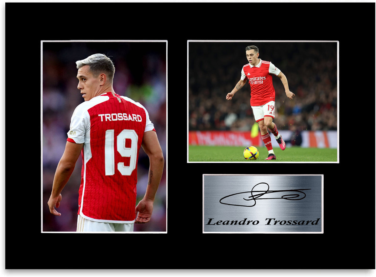 Leandro Trossard Football Player framed print by LJW Prints