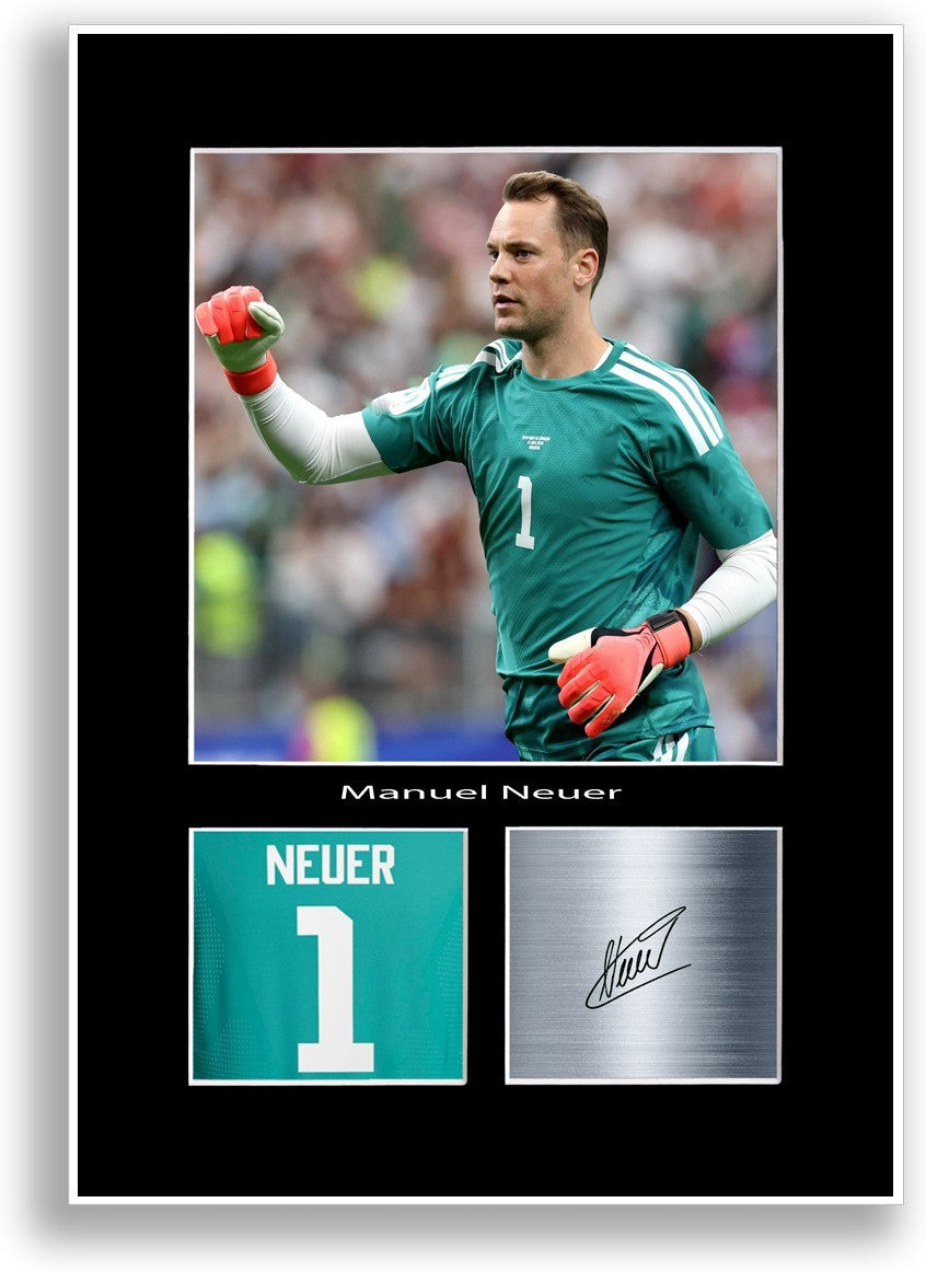 Manuel Neuer Germany 2026 Poster Signed Print Photo Wall Art Gift