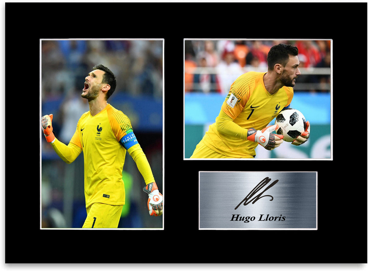 Hugo Lloris France Football Player Signed Photo Display Mount Poster Gift A4
