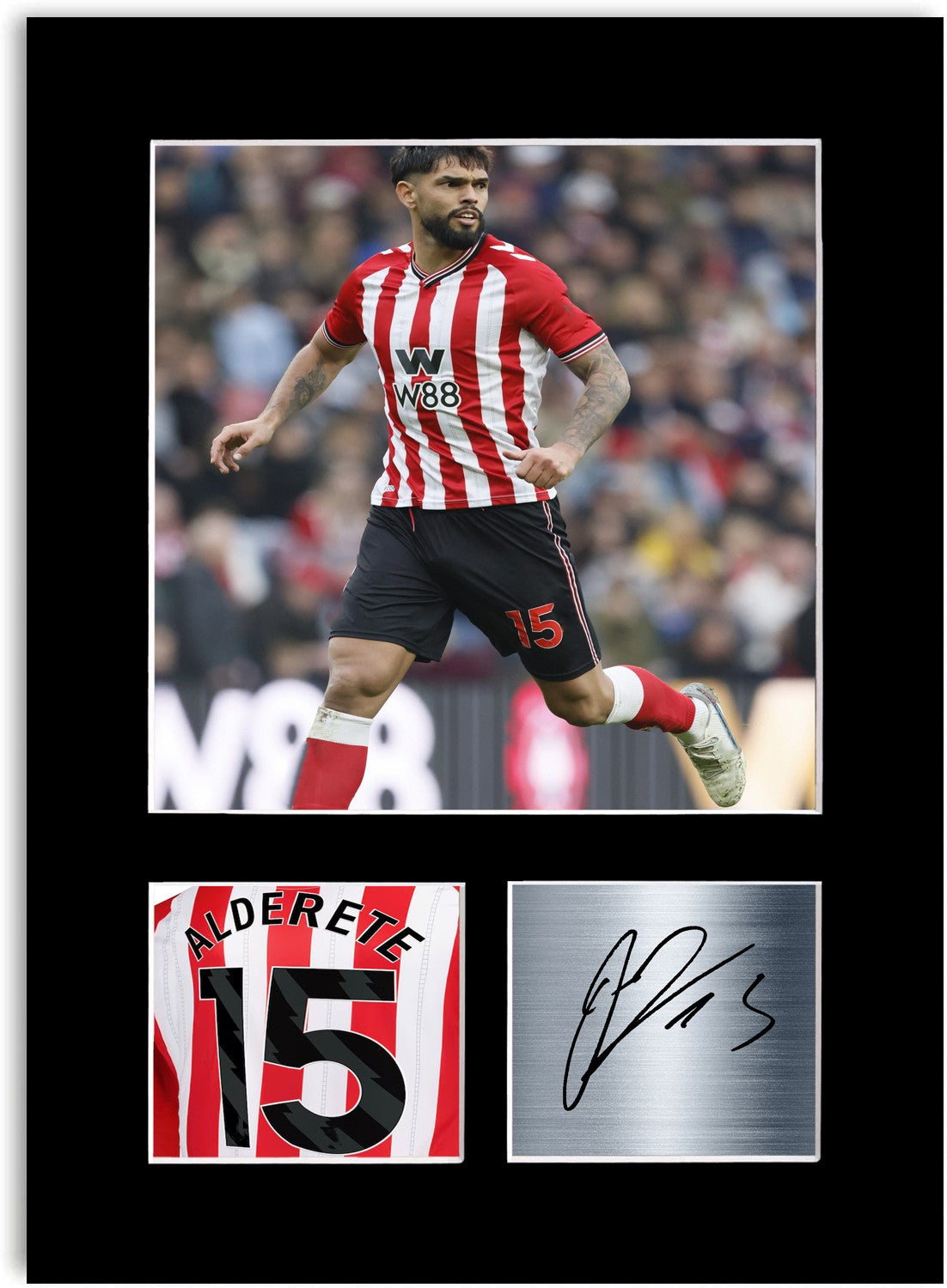 Omar Alderete Sunderland Player Poster Signed Photo Display Mount Print A4 Gift