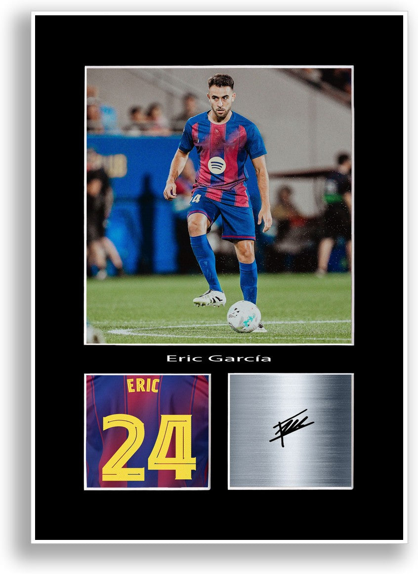 Eric Garcia Football Player Poster Signed Print Photo A4 Wall Art Gift Idea