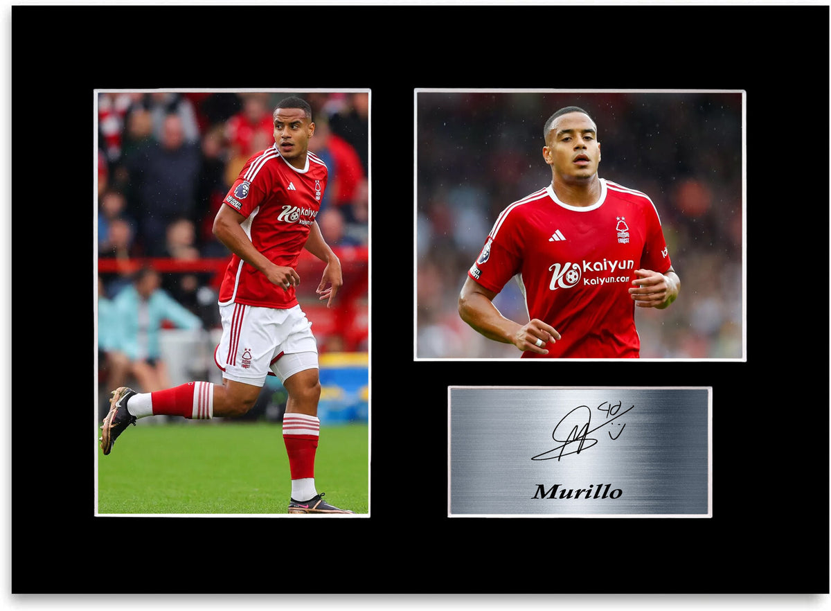 Murillo Nottingham Forest Player framed print by LJW Prints