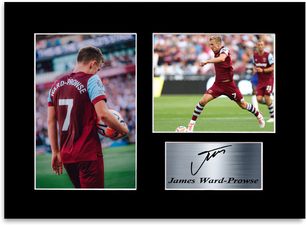 James Ward Prowse West Ham Football Player mounted display by LJW Prints