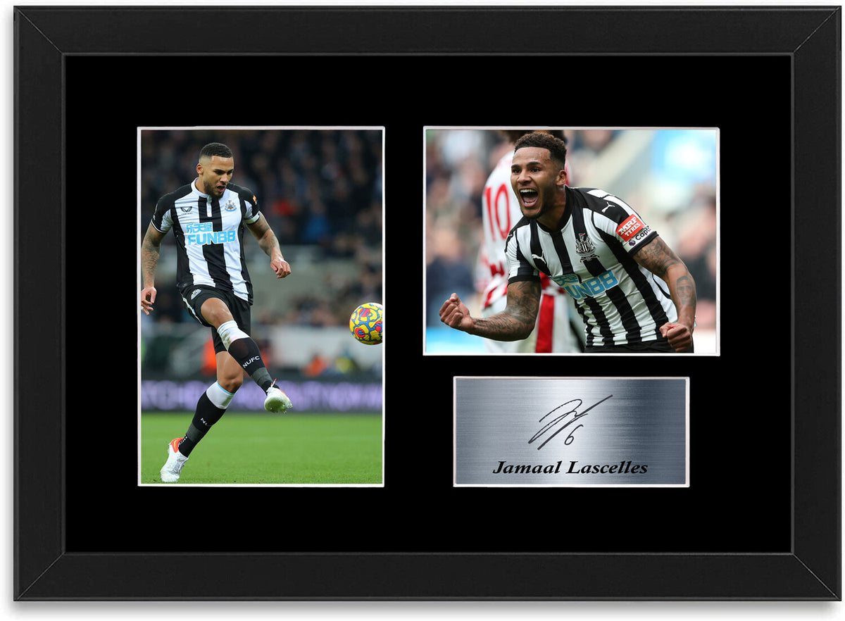 Jamaal Lascelles Poster Printed Signed Autograph Photo Display Mount A4