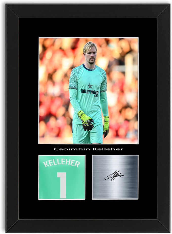 Caoimhin Kelleher Football Player Poster Signed Print Photo A4 Wall Art Framed