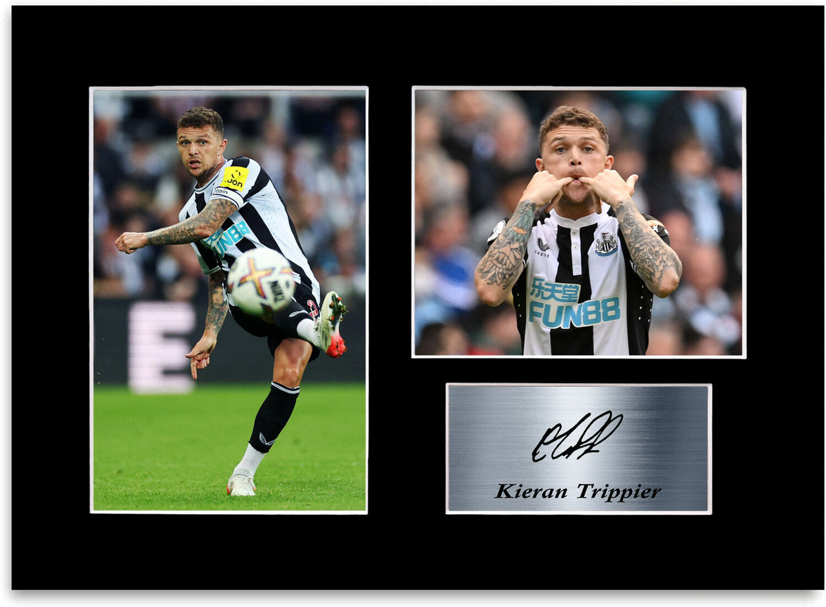 Kieran Trippier Poster Printed Signed Autograph Photo Display Mount A4