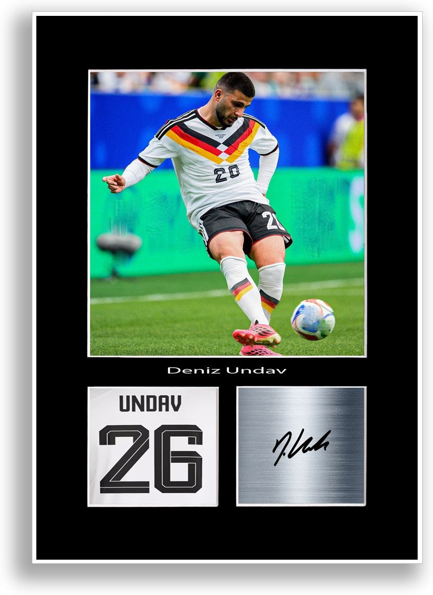 Deniz Undav Germany 2026 Football Poster Signed Print Photo Wall Art Gift