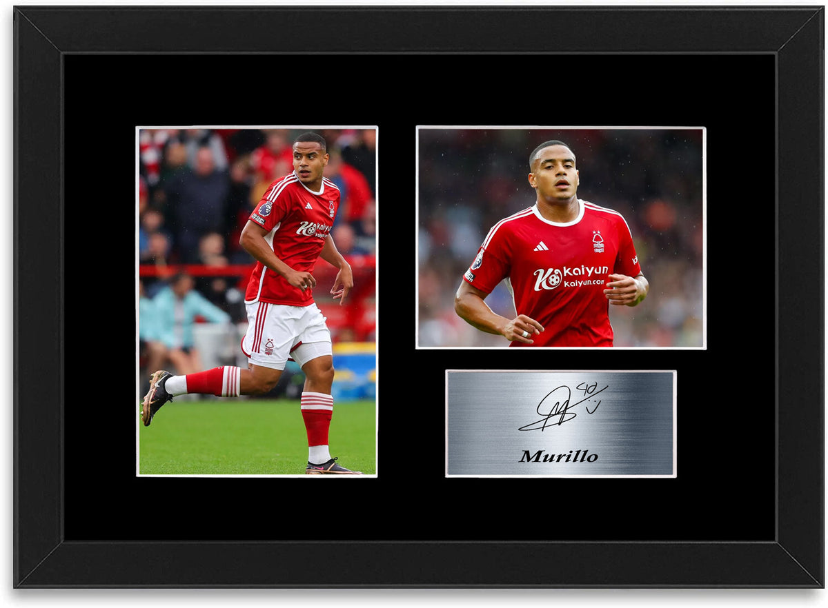 Murillo Nottingham Forest Player framed print by LJW Prints