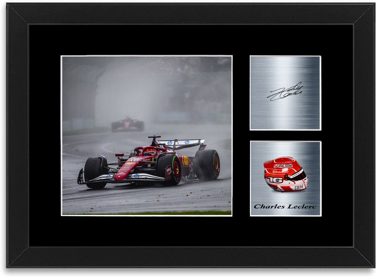 Charles Leclerc 2025 For F1 Fans framed print by LJW Prints