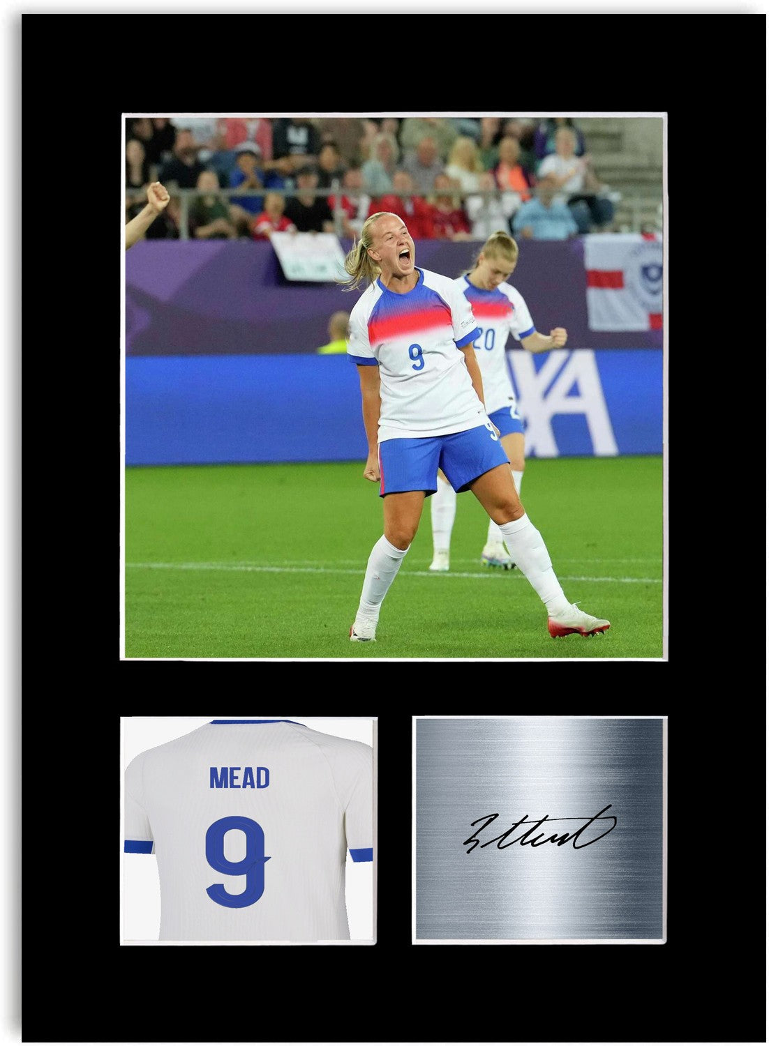 Beth Mead England Print Signed Photo Display Poster Women’s Euro 2025
