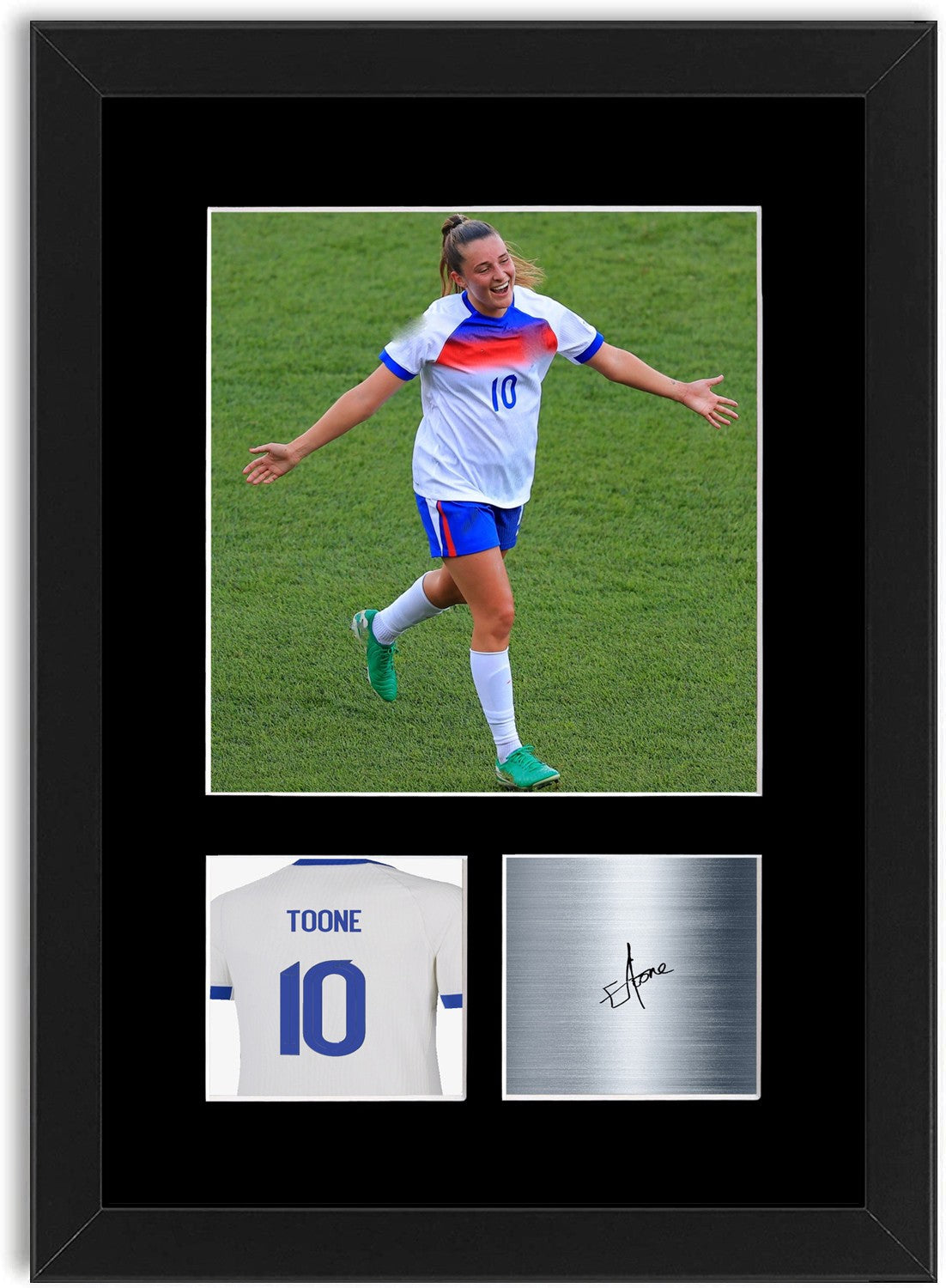 Ella Toone England Print Signed Photo Display Poster Women’s Euro 2025 Framed
