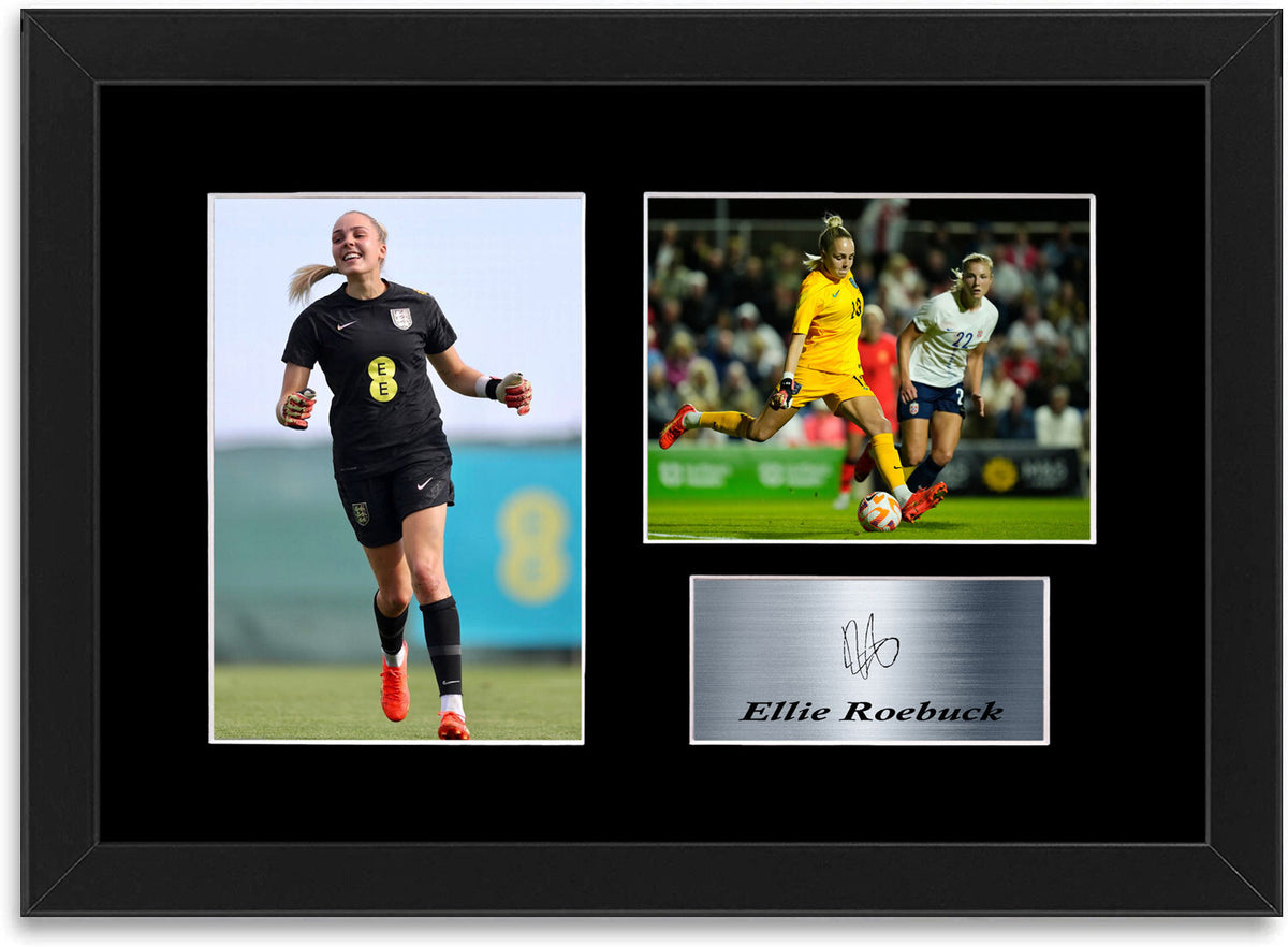 Ellie Roebuck England 2023 framed print by LJW Prints