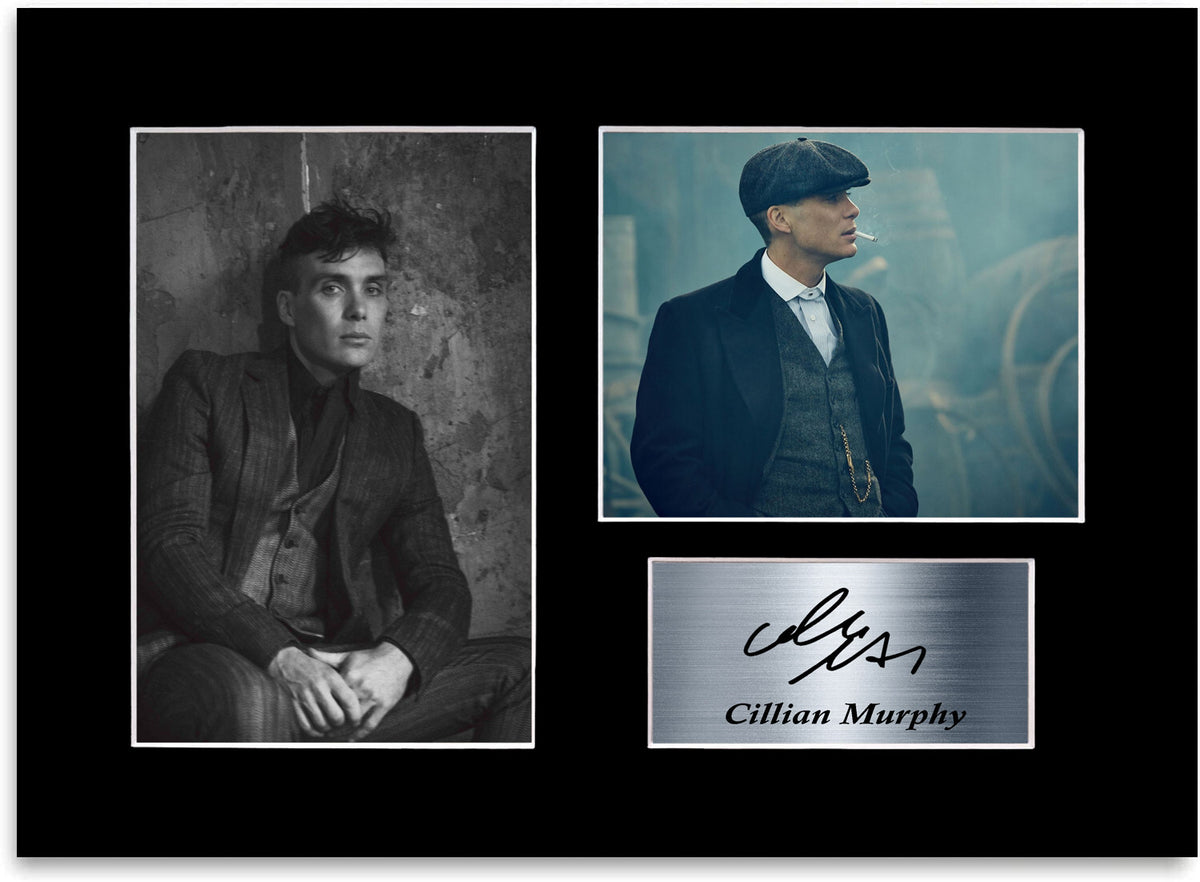 Cillian Murphy Printed Signed Autograph Photo Display Mount Gift Poster A4