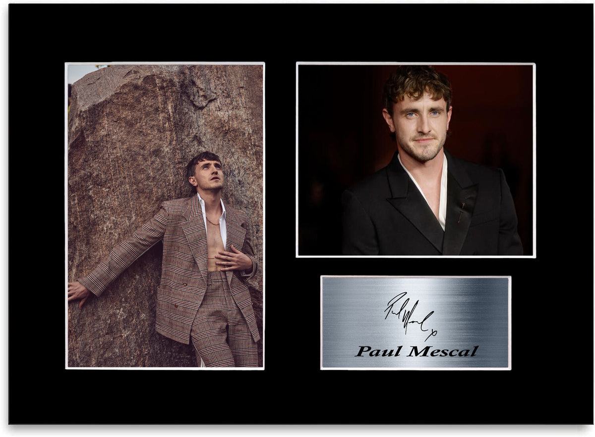 Paul Mescal For Fans mounted display by LJW Prints