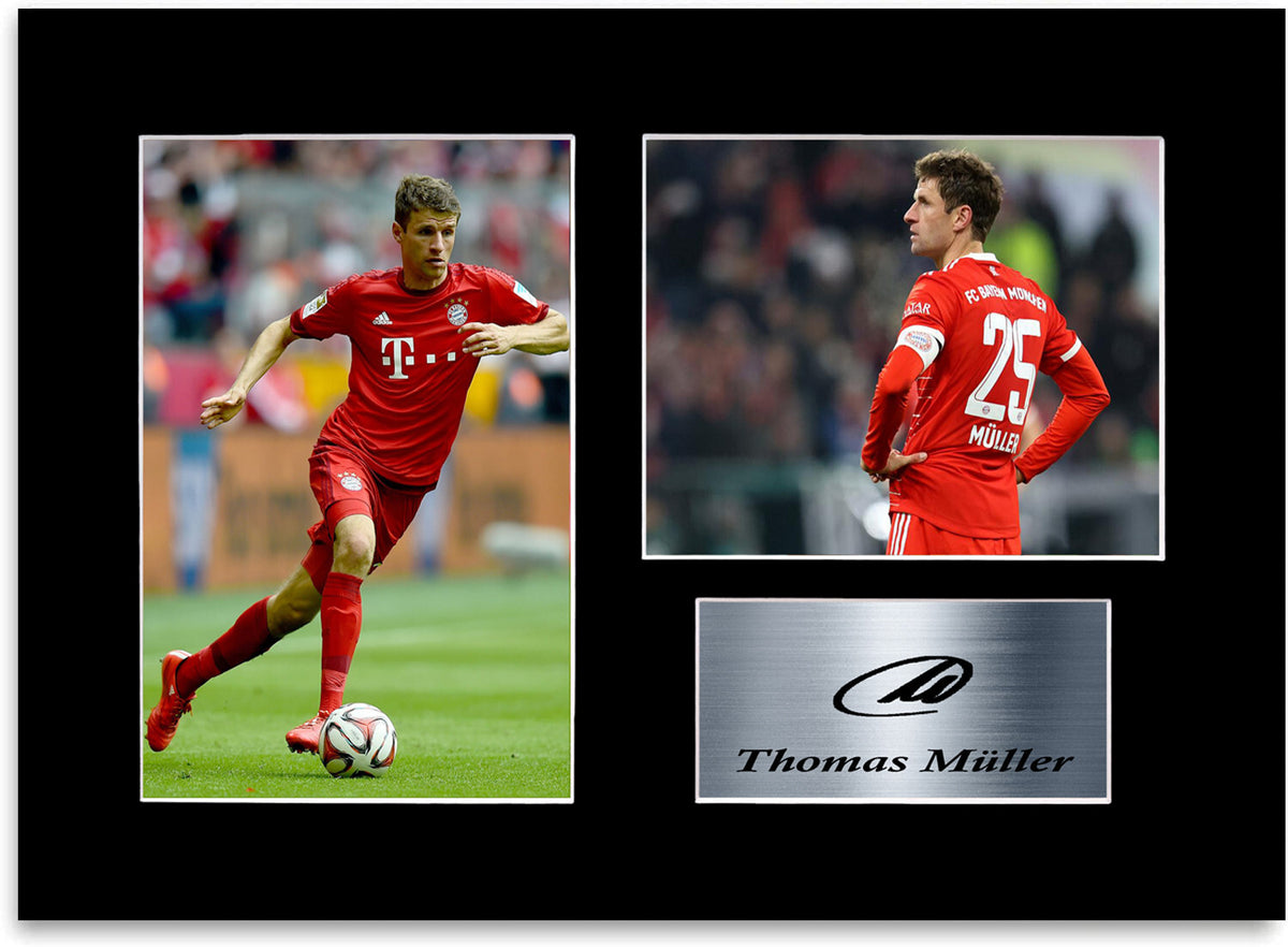 Thomas Müller Football Player A4 Signed Photo Display Mount Poster Gift