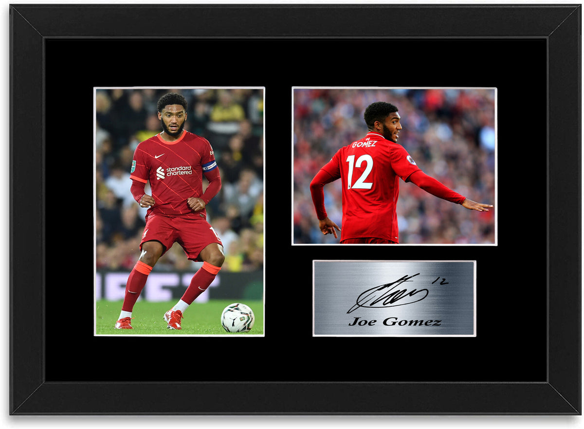 Joe Gomez Liverpool Player framed print by LJW Prints