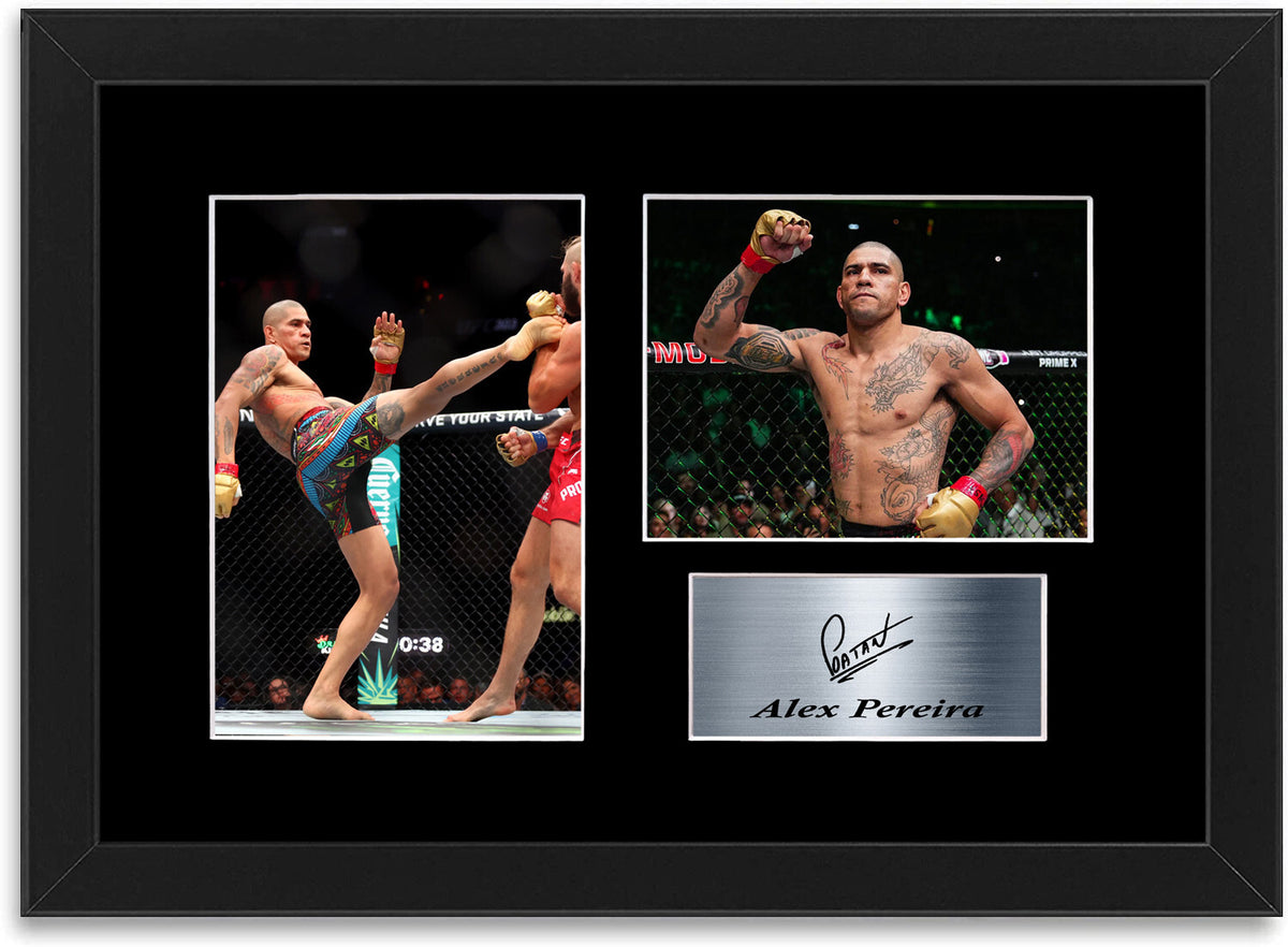 Alex Pereira MMA UFC Champion Printed framed print by LJW Prints