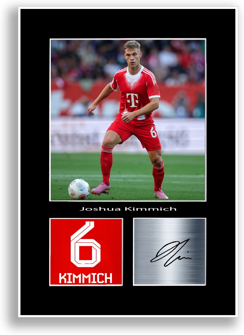Joshua Kimmich Football Player unframed poster by LJW Prints