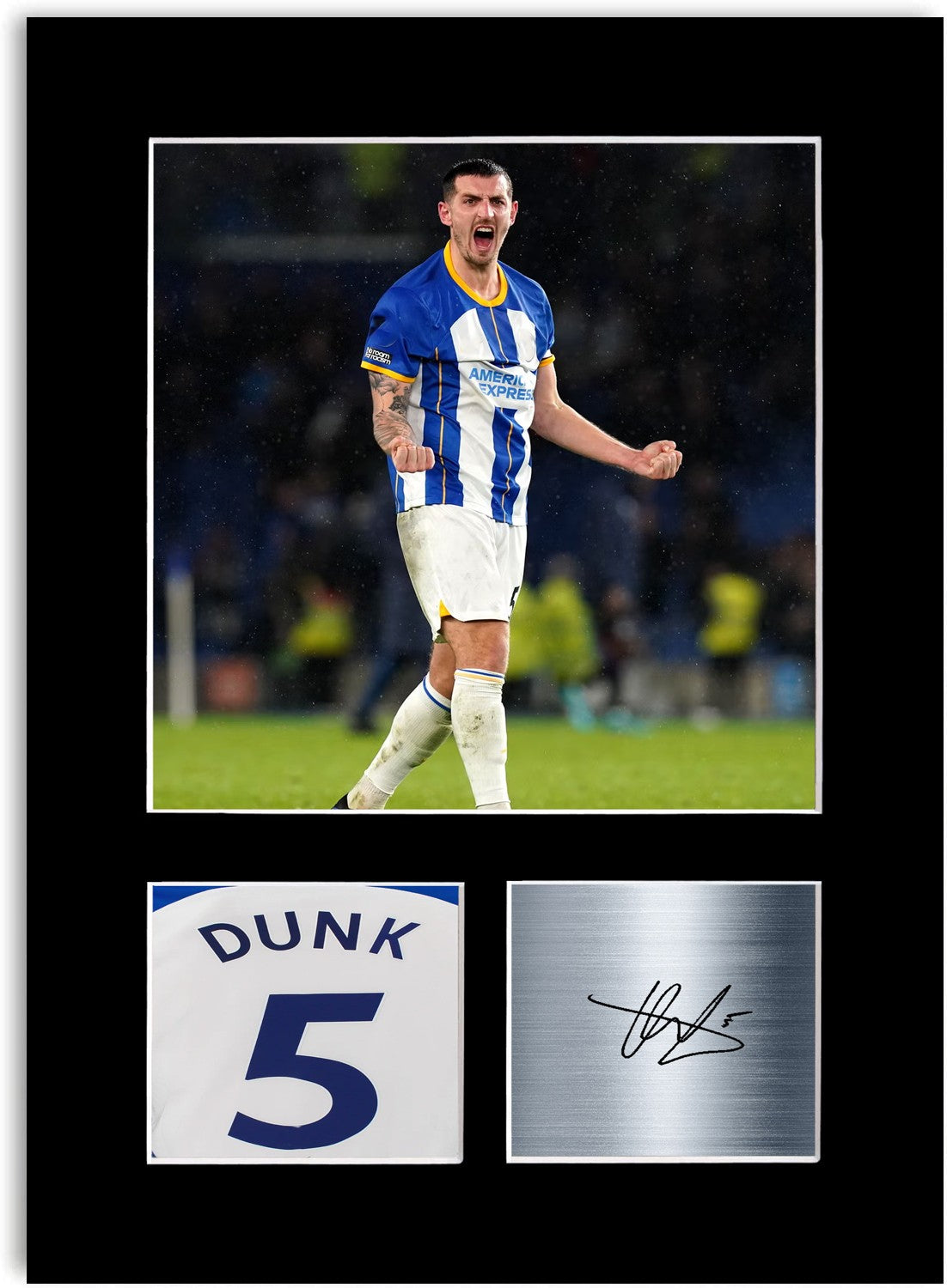 Lewis Dunk Football Player Poster Signed Photo Display Mount Print A4 Gift