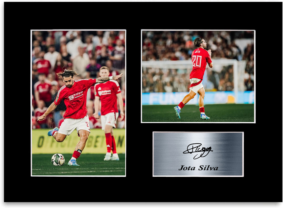 Jota Silva Nottingham Forest Player framed print by LJW Prints