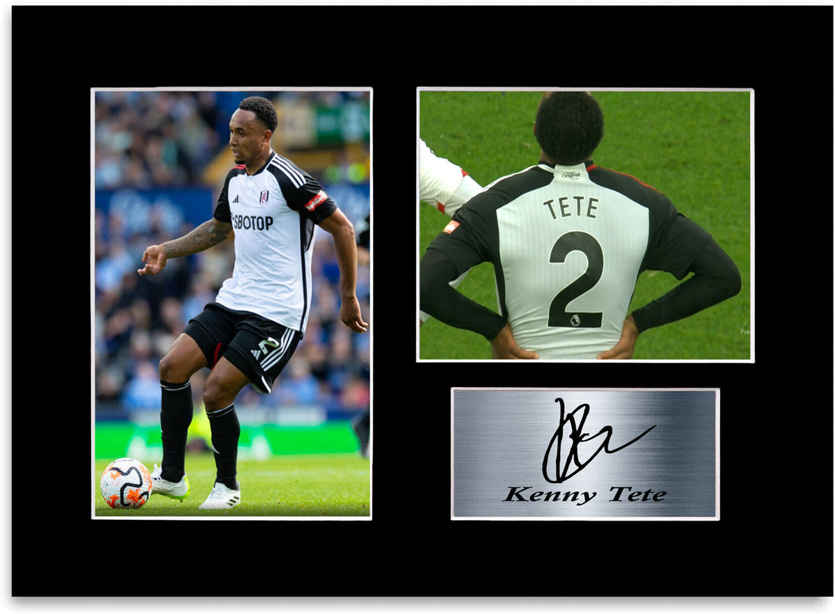 Kenny Tete Fulham Player framed print by LJW Prints