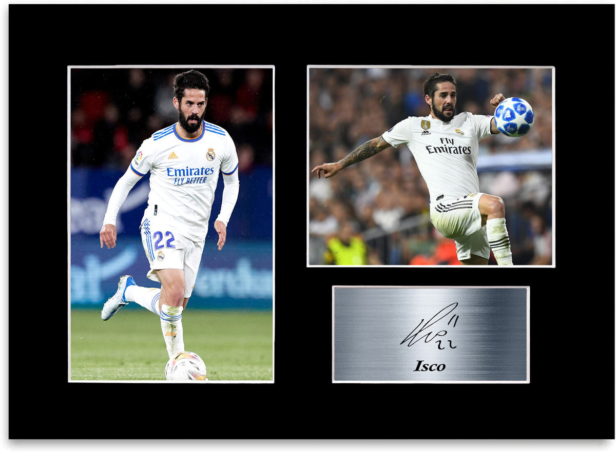 Isco Real Madrid Football Player A4 Printed Signed Photo Display Gift Poster