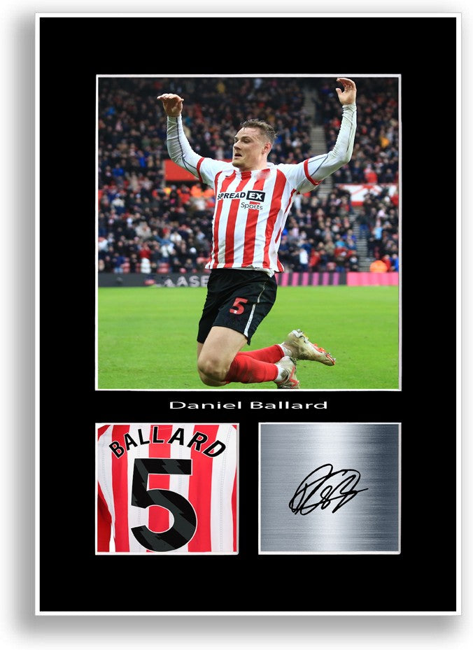 Daniel Ballard Football Player Poster Signed Print Photo A4 Wall Art Gift Idea