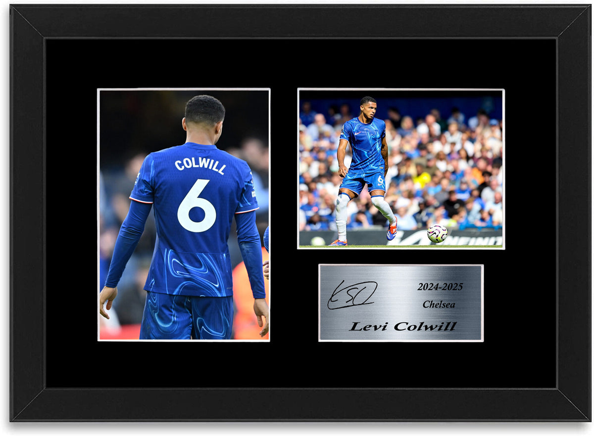 Levi Colwill Chelsea Player framed print by LJW Prints