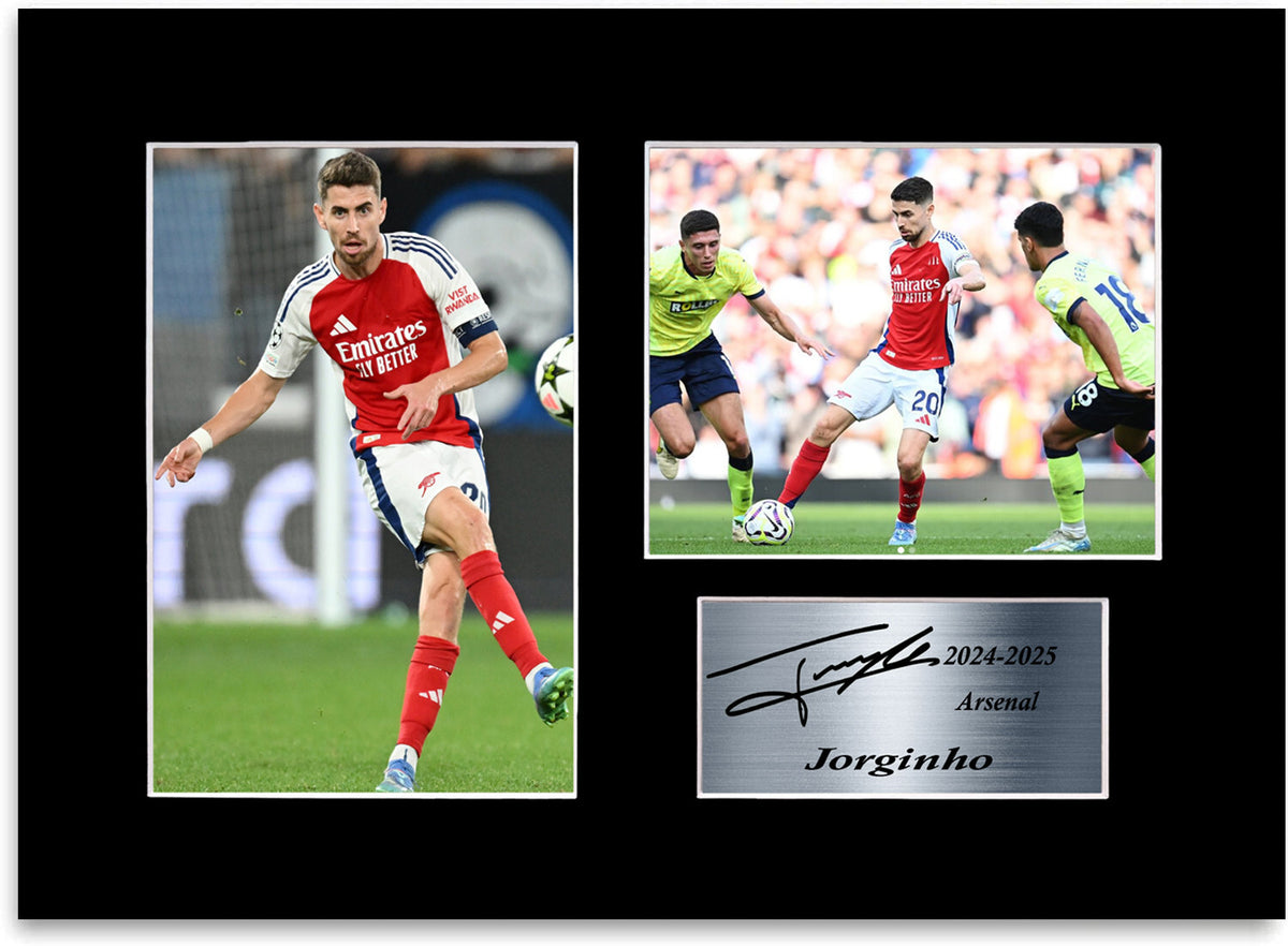 Jorginho Arsenal Player Printed mounted display by LJW Prints