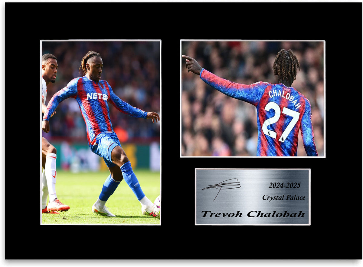 Trevoh Chalobah Crystal Palace Player mounted display by LJW Prints