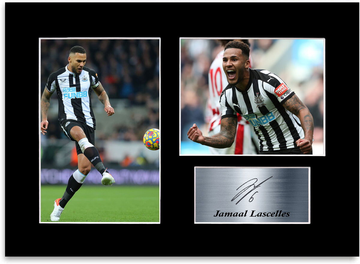 Jamaal Lascelles Poster Printed Signed Autograph Photo Display Mount A4