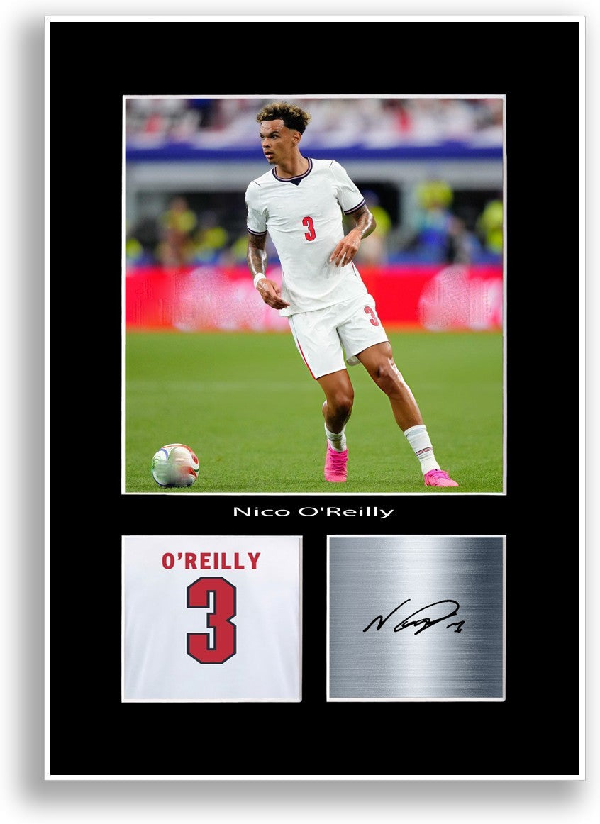Nico O'Reilly England 2026 Poster Signed Print Photo Wall Art Gift