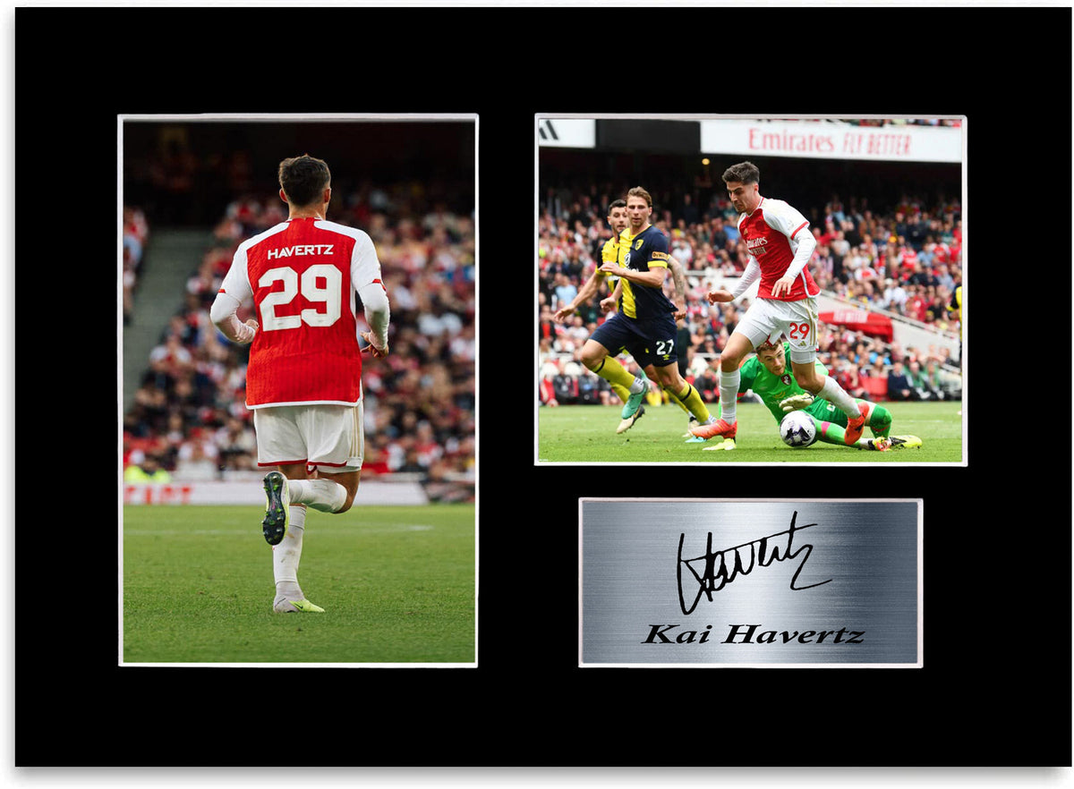 Kai Havertz Football Player framed print by LJW Prints