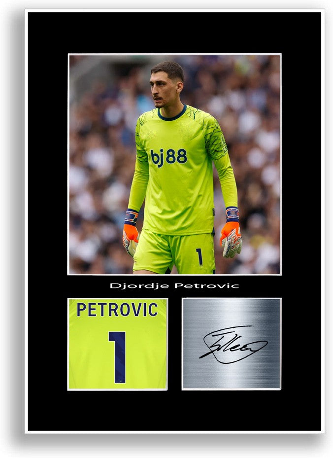 Djordje Petrovic Football Player Poster Signed Print Photo A4 Wall Art Gift Idea