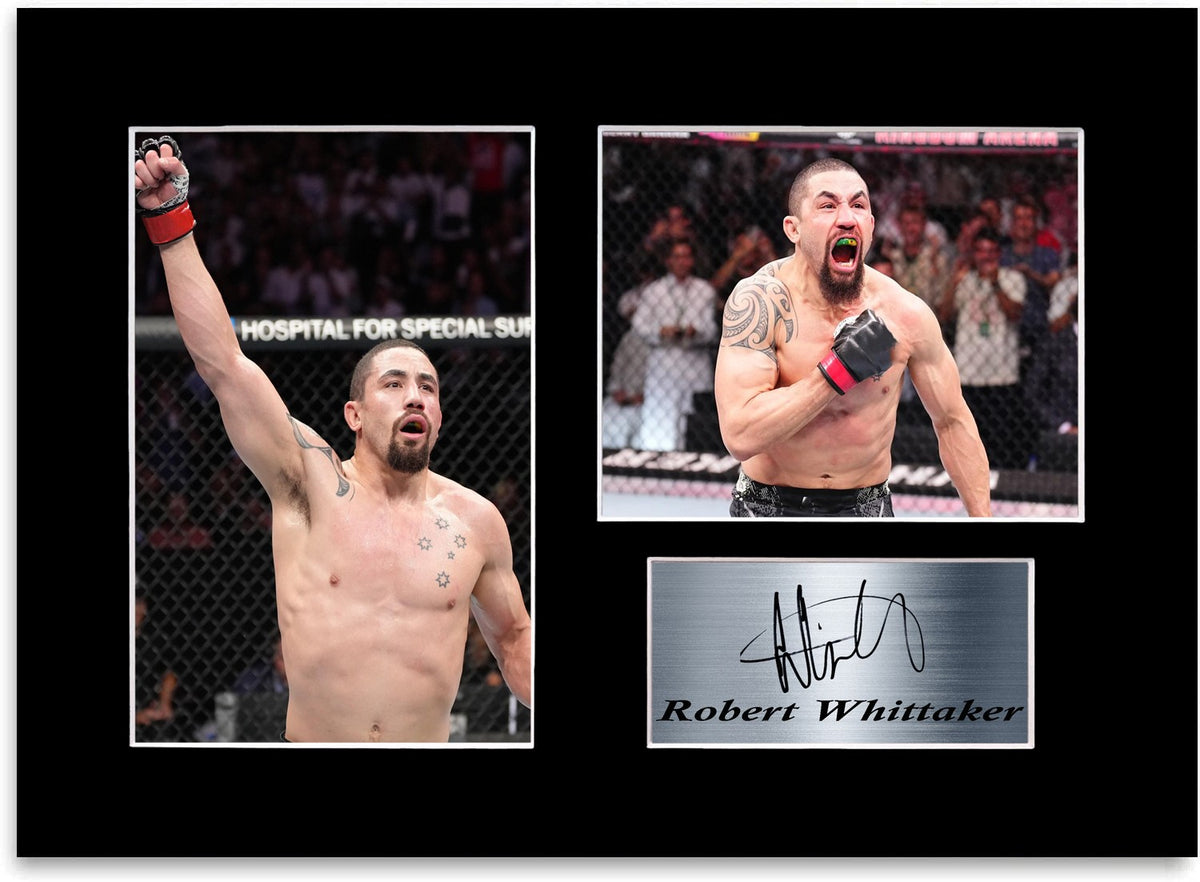 Robert Whittaker MMA Fighter Printed Signed Autograph Photo Display Poster A4